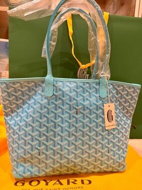 Authentic Brand New Limited Edition US only Goyard Artois PM Turquoise